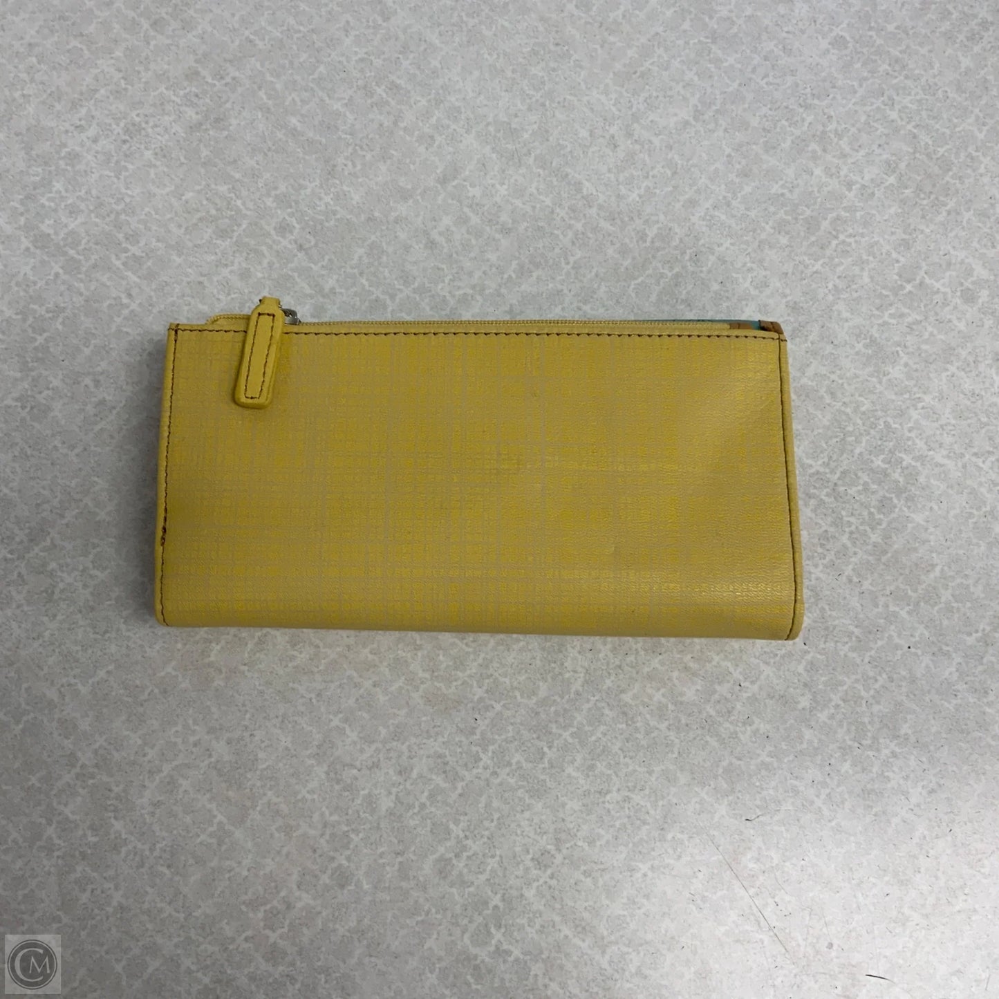 Wallet Leather By Fossil, Size: Large