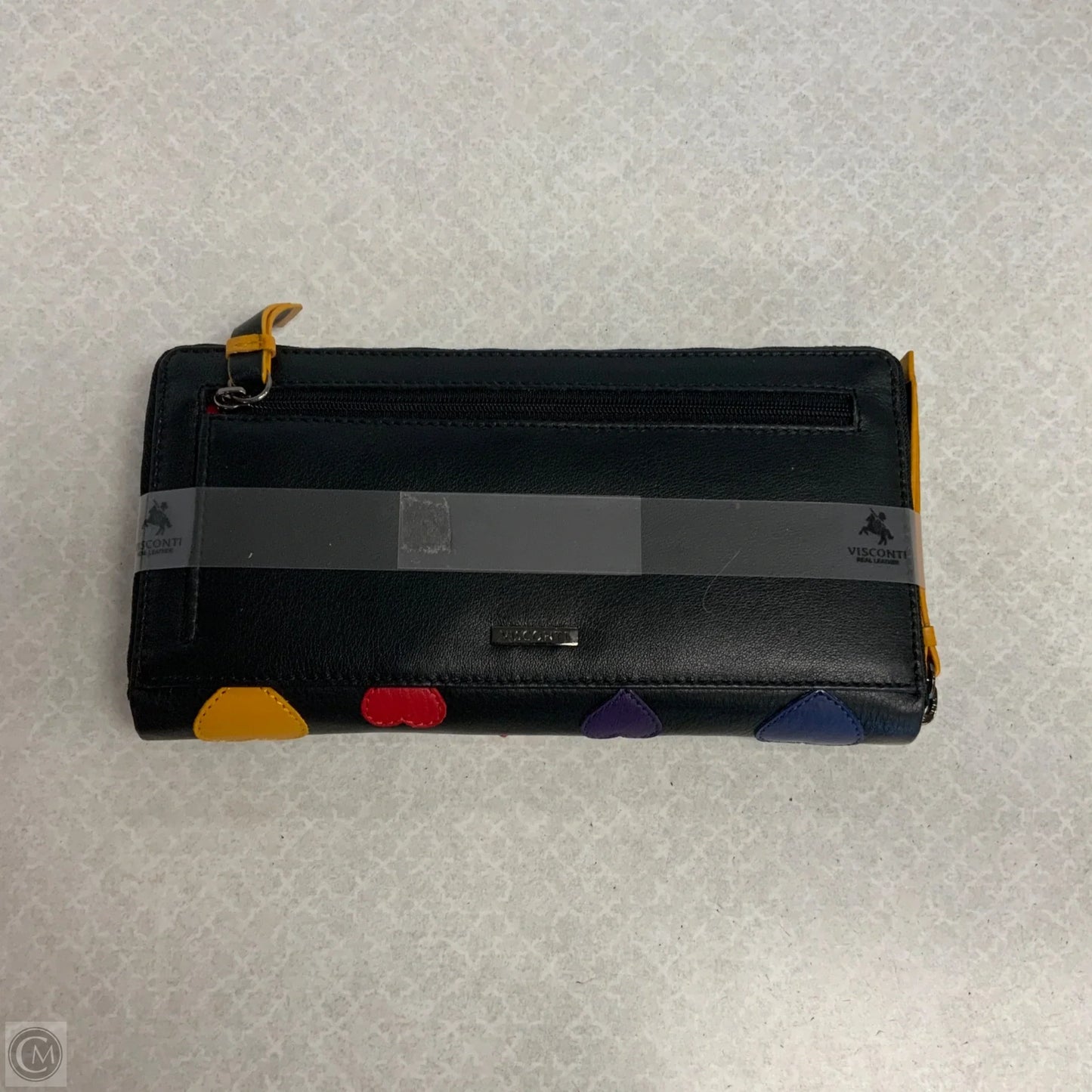 Wallet Leather By Visconti, Size: Large