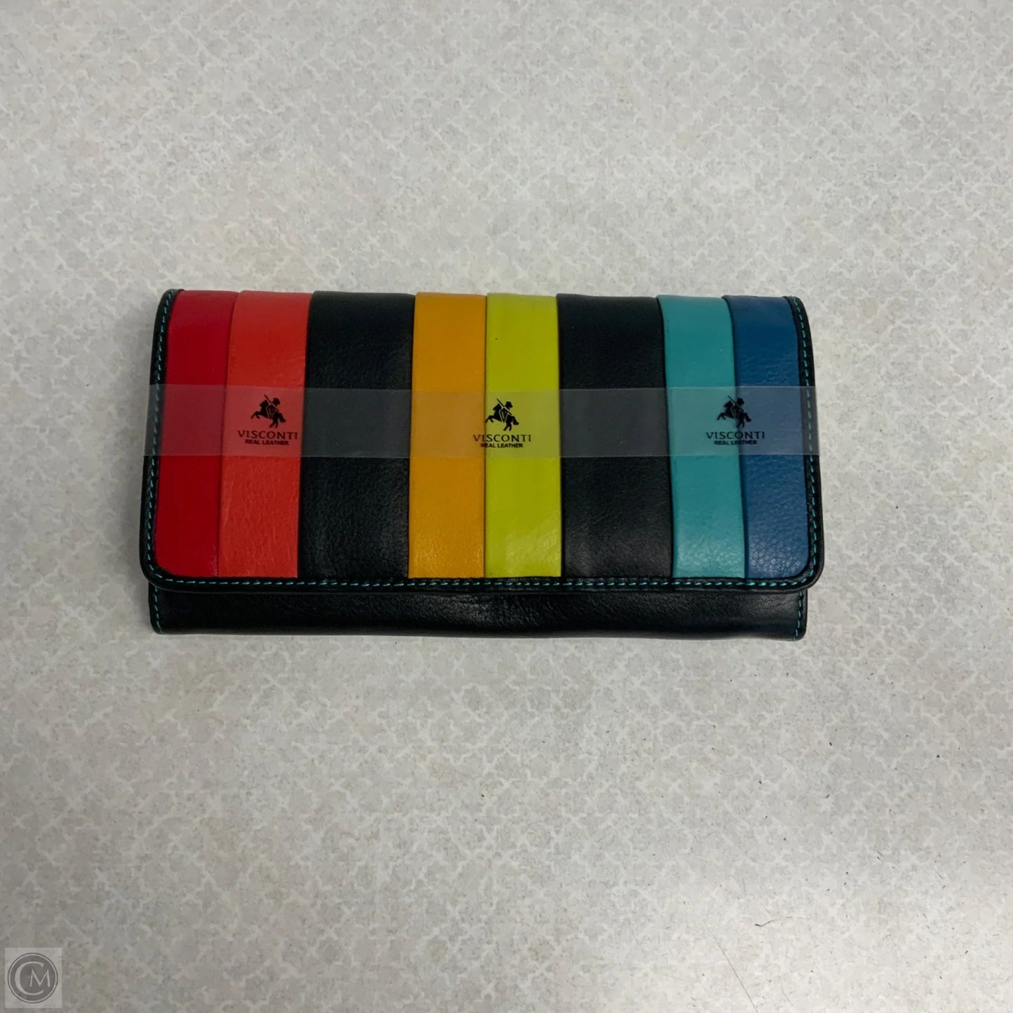 Wallet Leather By Cmc, Size: Large