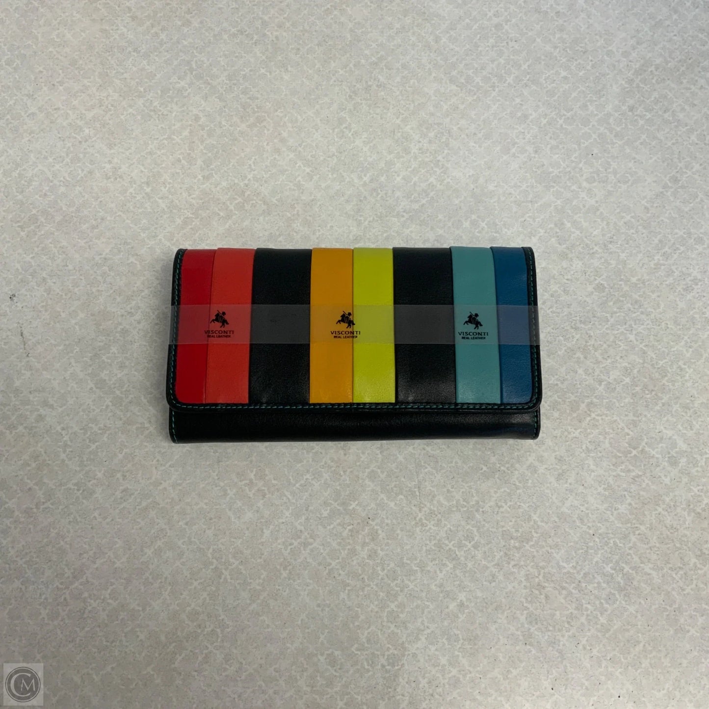 Wallet Leather By Visconti, Size: Large