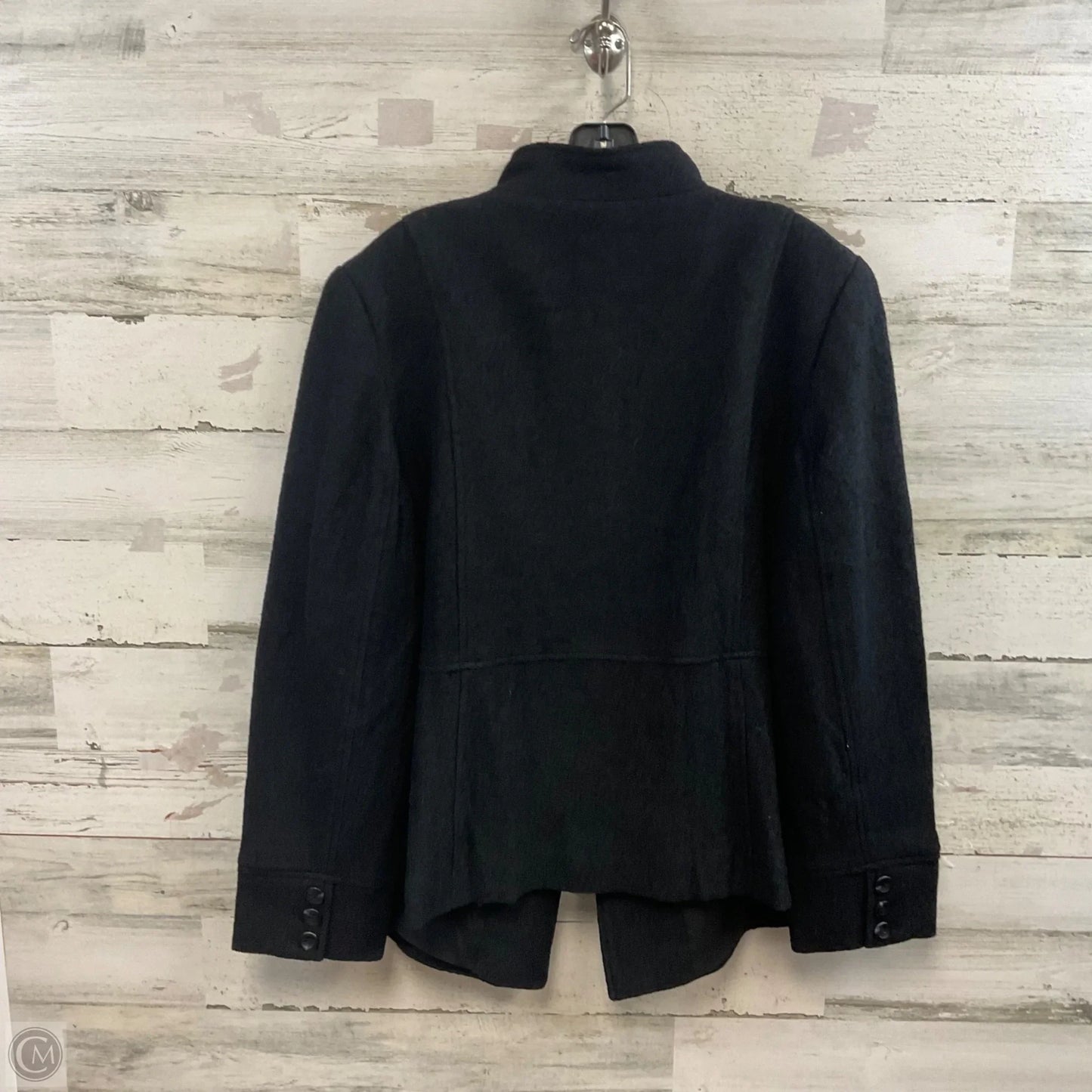 Coat Wool By Talbots In Black, Size: Xl