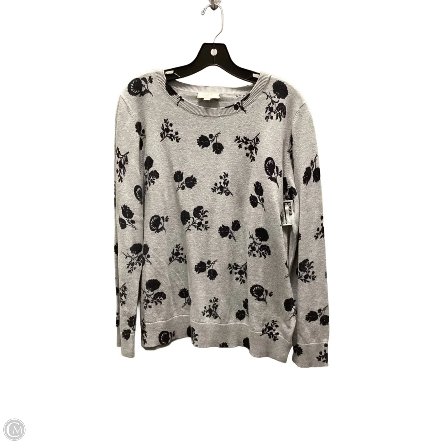 Top Long Sleeve By Loft In Grey, Size: Xl