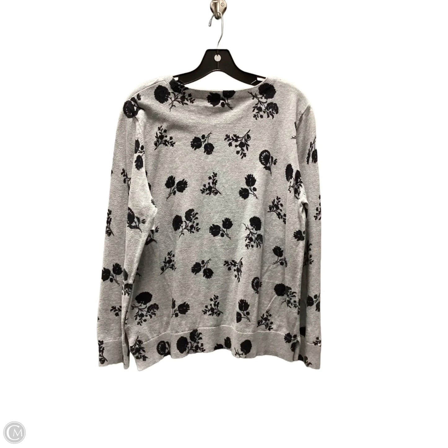 Top Long Sleeve By Loft In Grey, Size: Xl