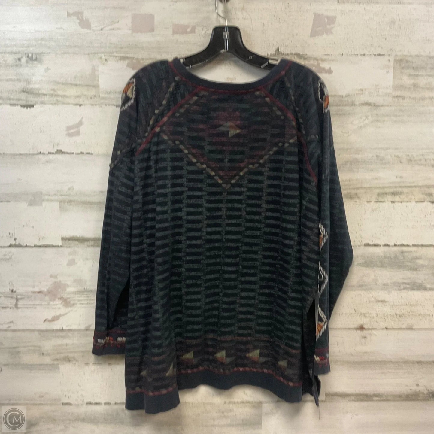 Top Long Sleeve By Double D Ranch In Black, Size: M