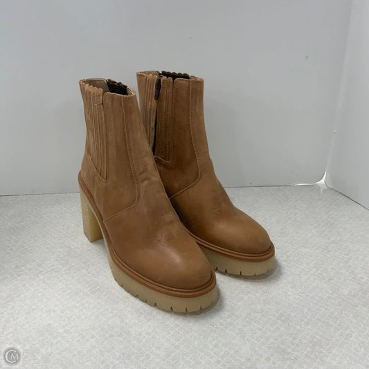Boots Ankle Heels By Free People In Tan, Size: 9