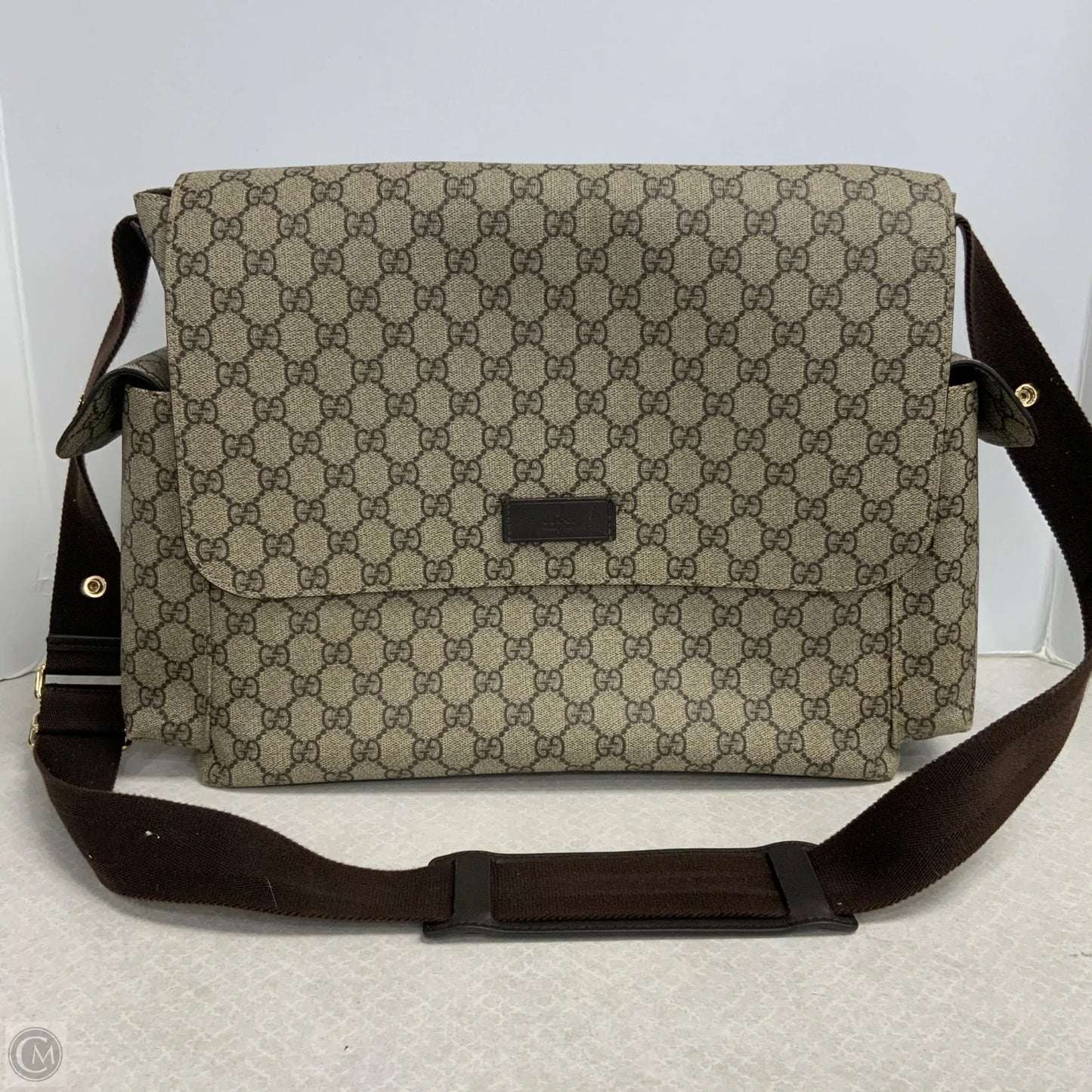 Diaper Bag Luxury Designer By Gucci, Size: Large