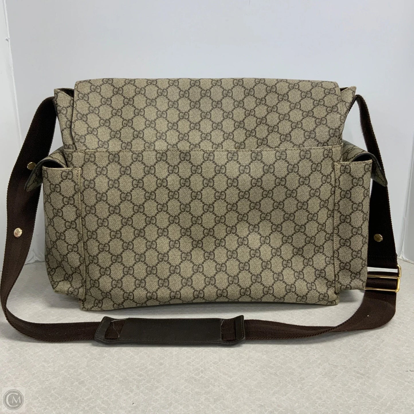 Diaper Bag Luxury Designer By Gucci, Size: Large