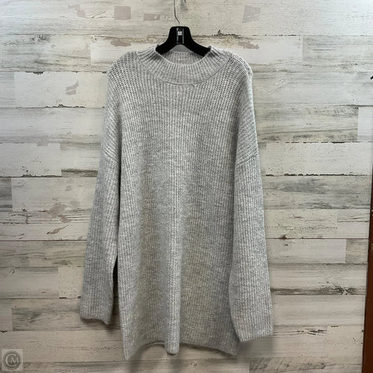 Dress Sweater By Miami In Grey, Size: L