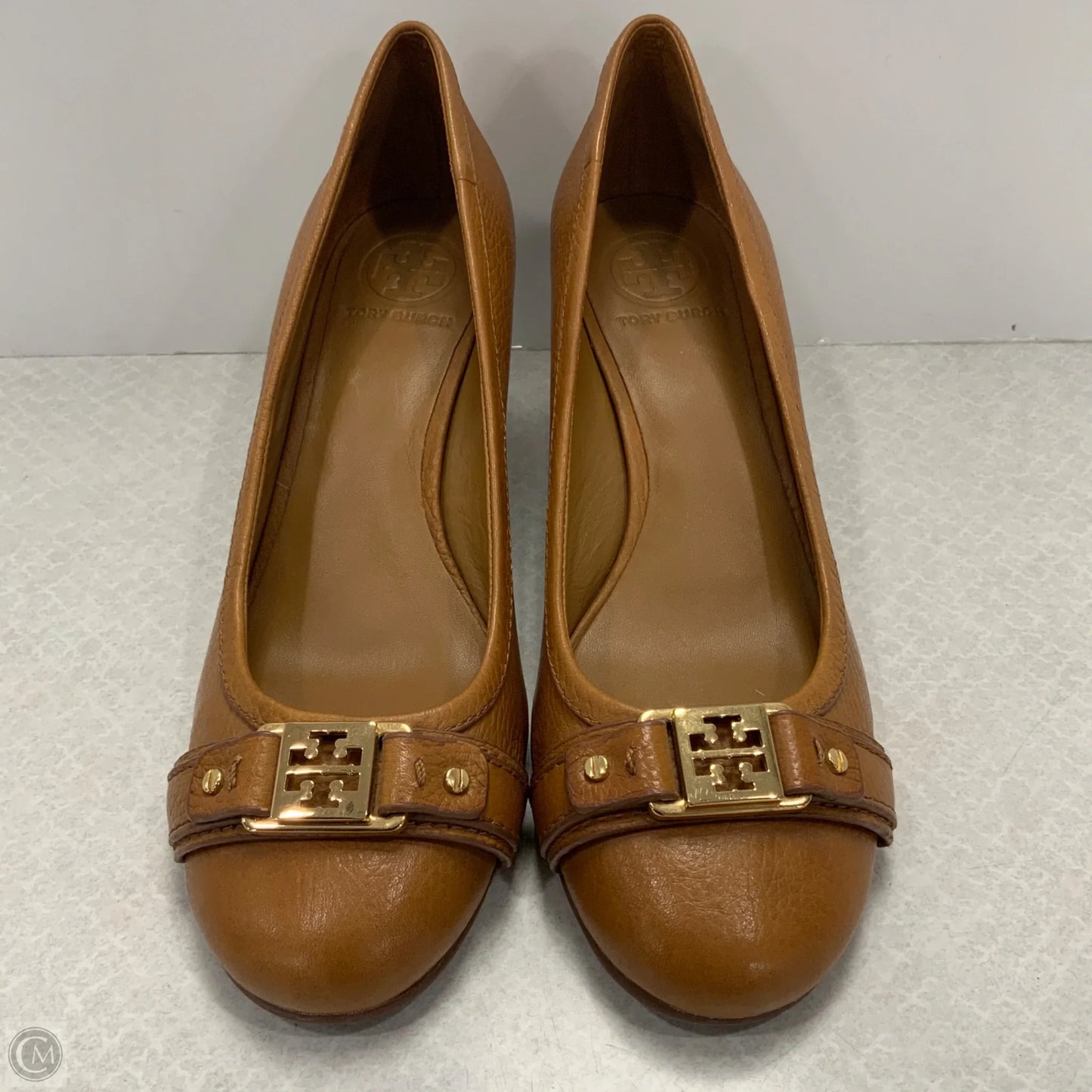 Shoes Designer By Tory Burch In Brown, Size: 8
