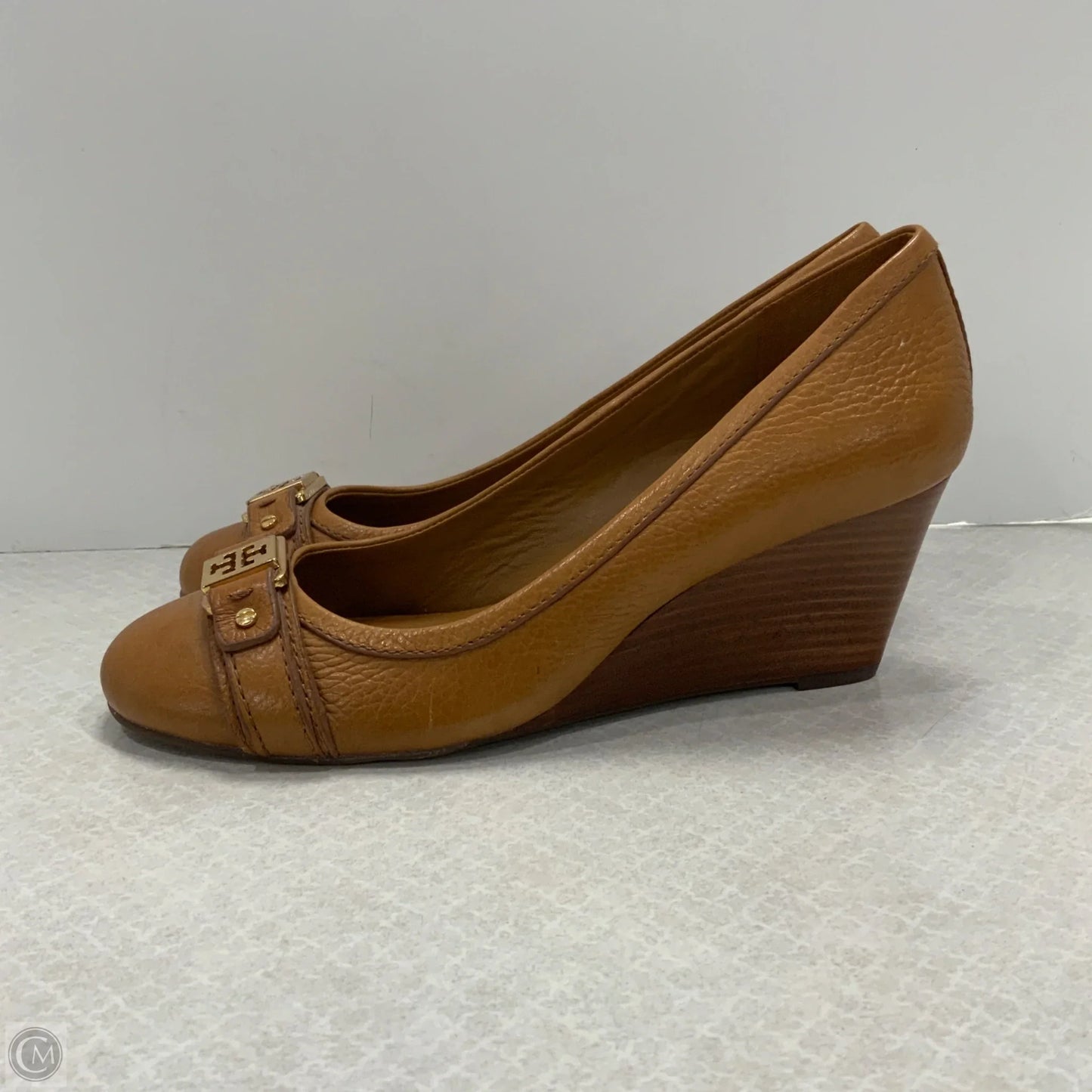 Shoes Designer By Tory Burch In Brown, Size: 8