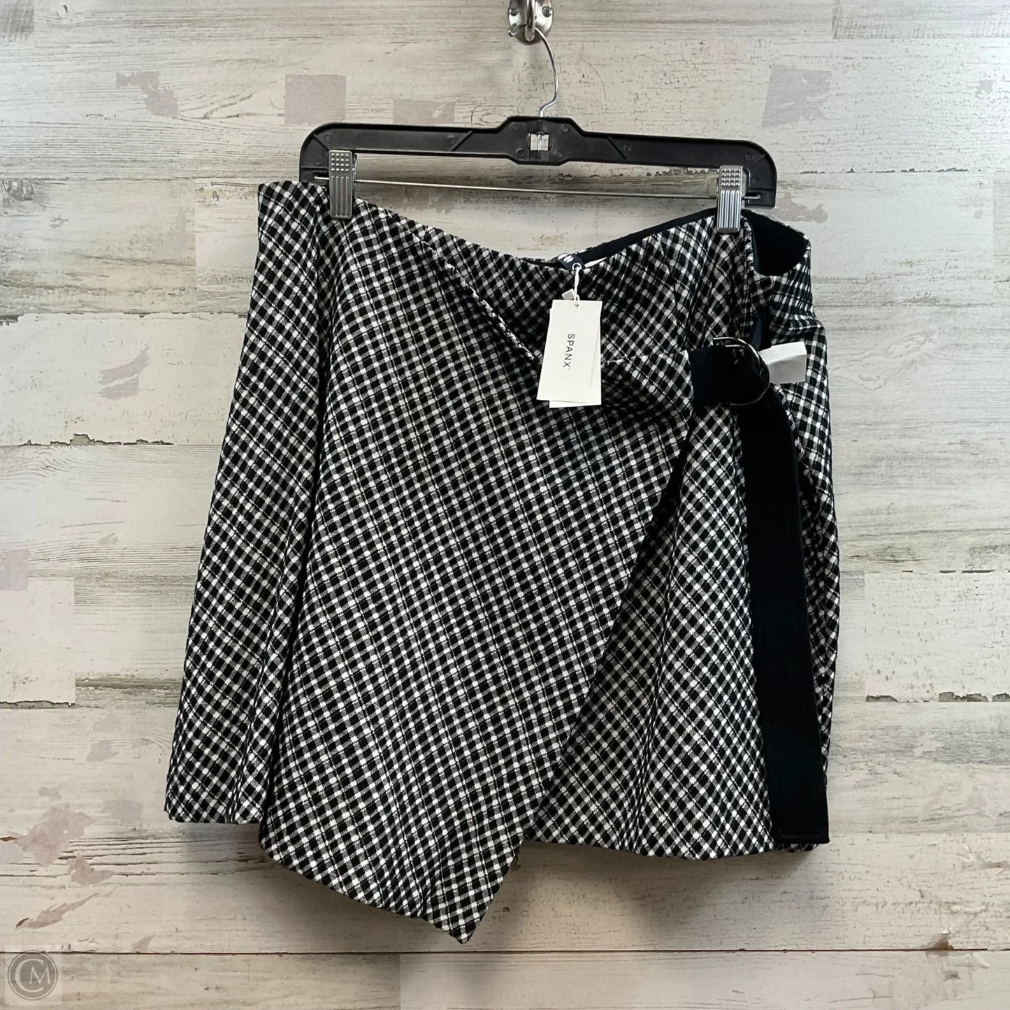 Skirt Mini & Short By Spanx In Black & White, Size: 1x
