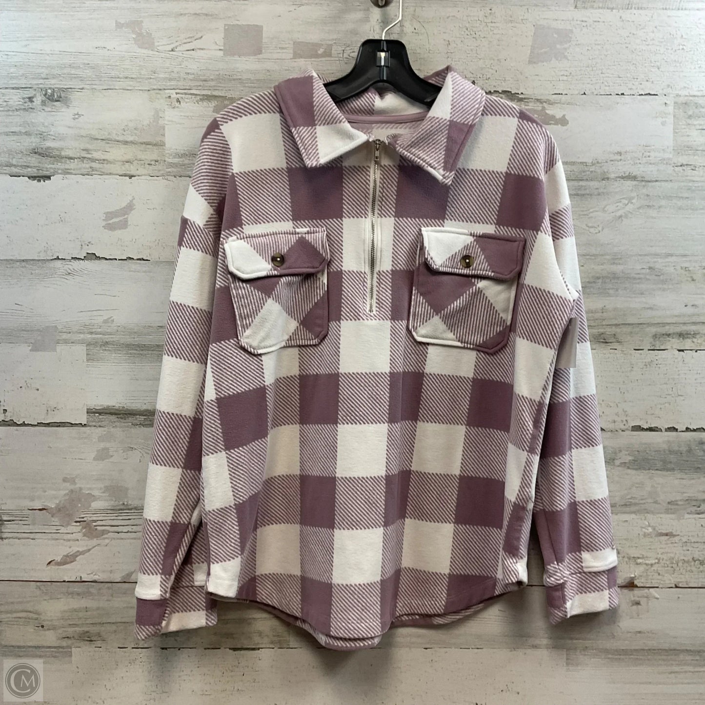 Top Long Sleeve By Cuddl Duds In Mauve, Size: S