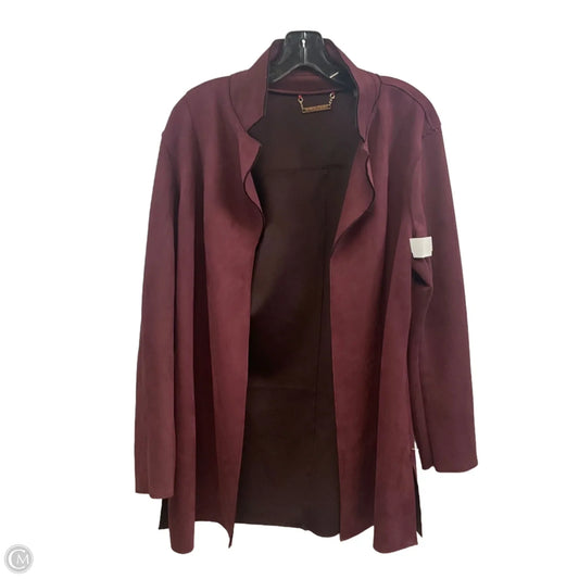 Jacket Other By T Tahari In Maroon, Size: S