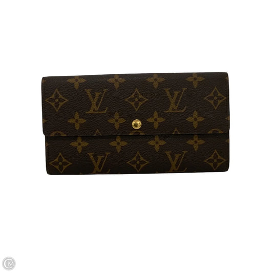 Wallet Luxury Designer By Louis Vuitton, Size: Large