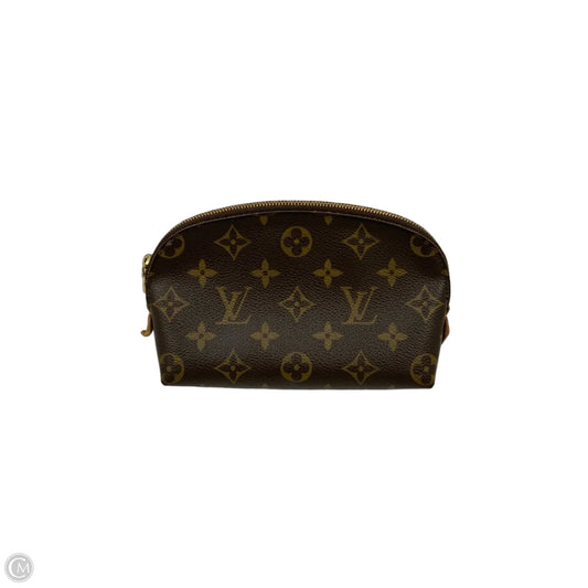 Makeup Bag Luxury Designer By Louis Vuitton, Size: Small