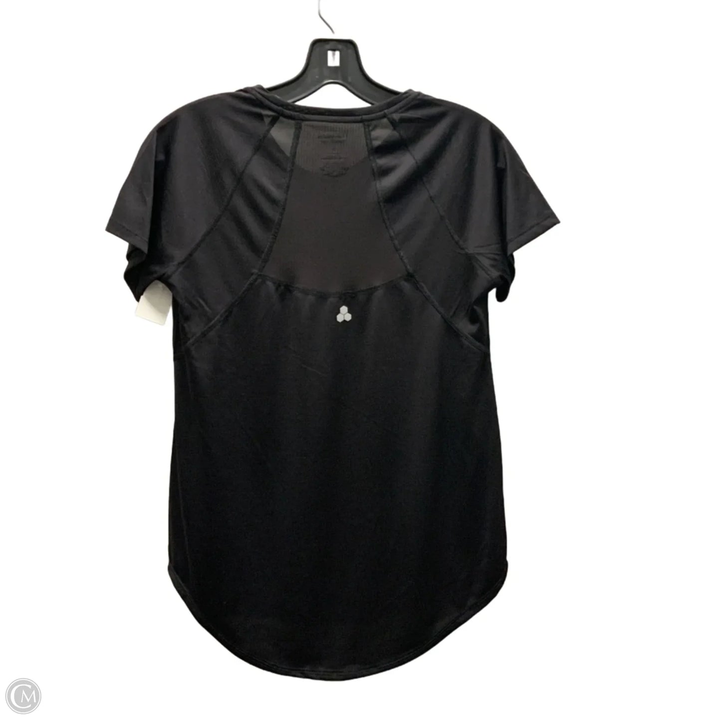 Athletic Top Short Sleeve By Tek Gear In Black, Size: S
