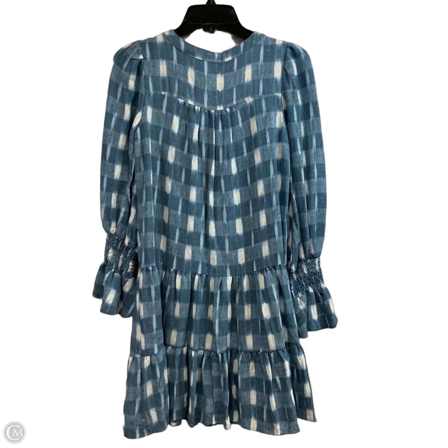 Dress Casual Short By Pomander Place In Blue & White, Size: Xxs