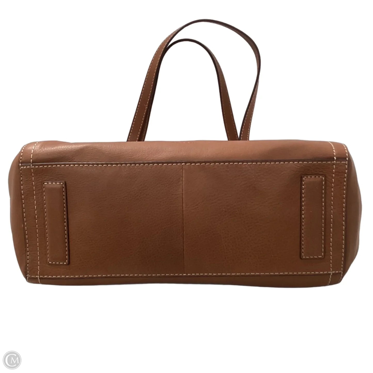 Handbag Leather By Fossil, Size: Large