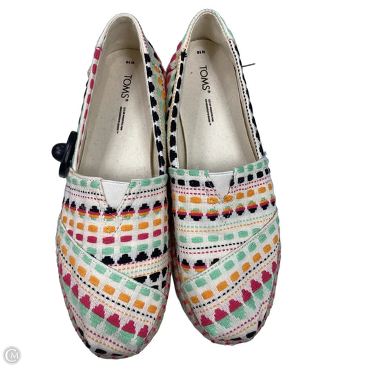 Shoes Flats By Toms In Cream, Size: 10