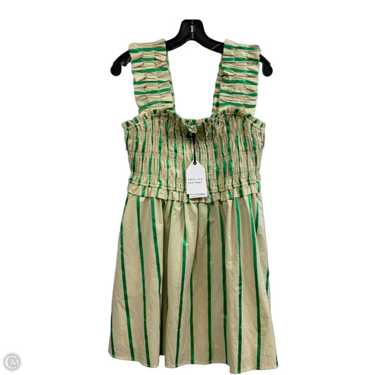Dress Casual Short By English Factory In Green & Tan, Size: M
