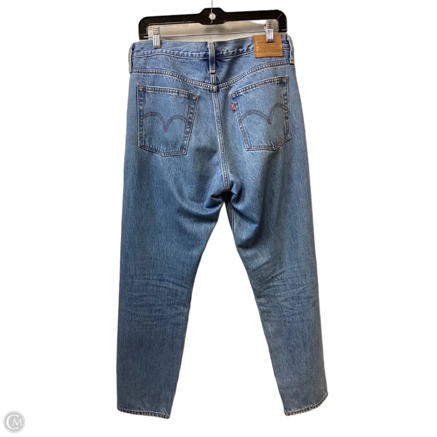 Jeans Straight By Levis In Blue Denim, Size: 10