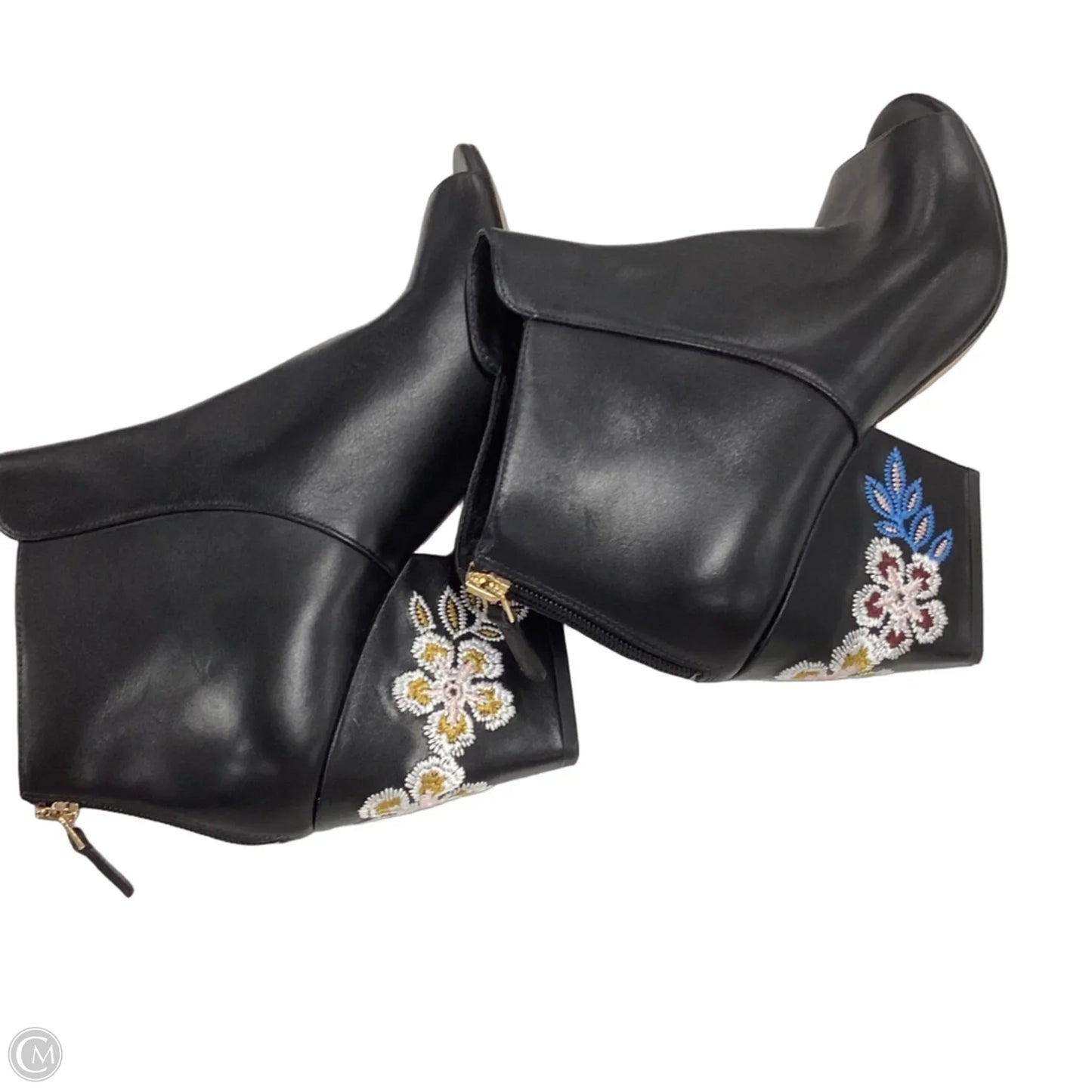 Boots Designer By Tory Burch In Black, Size: 8.5