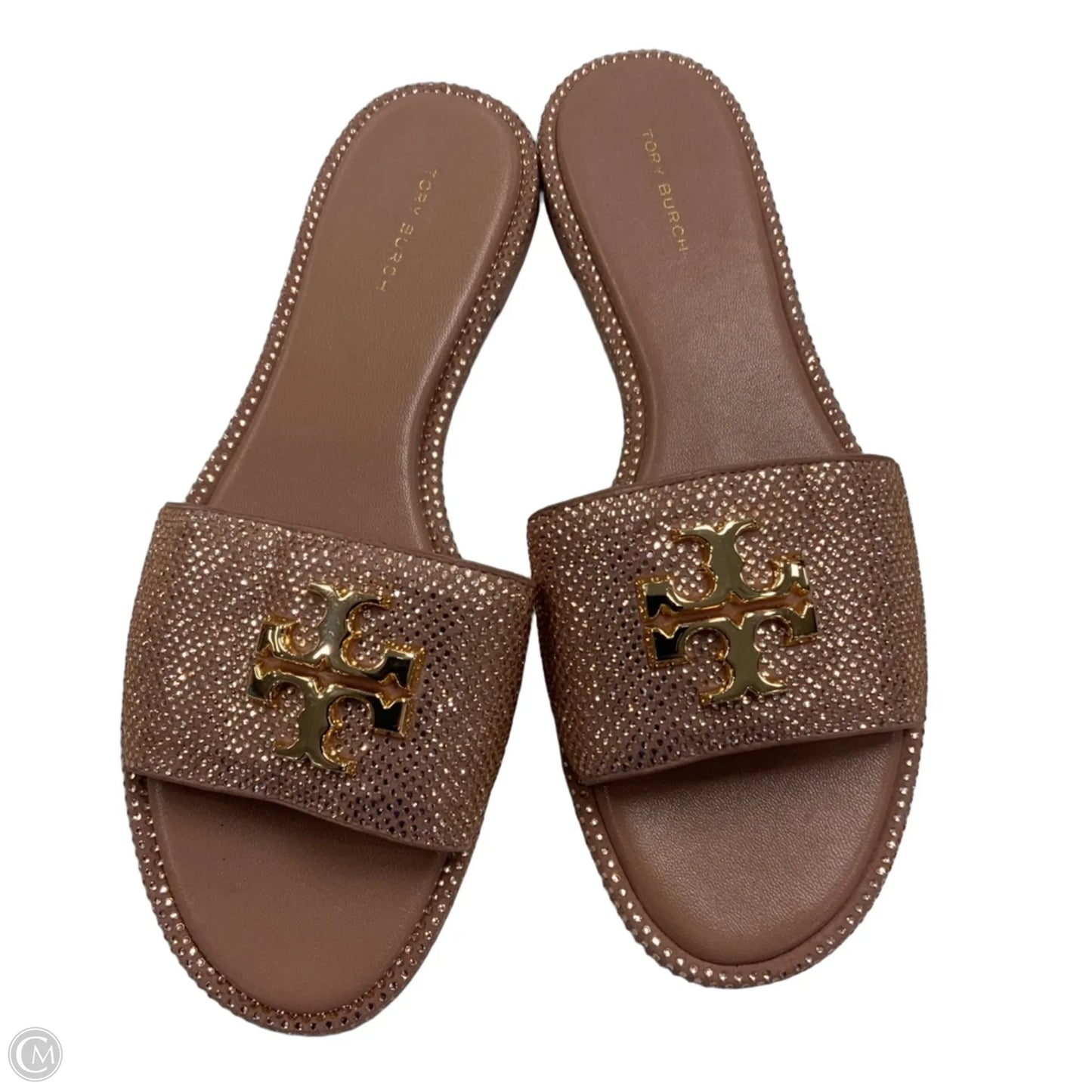 Sandals Designer By Tory Burch In Beige, Size: 8.5