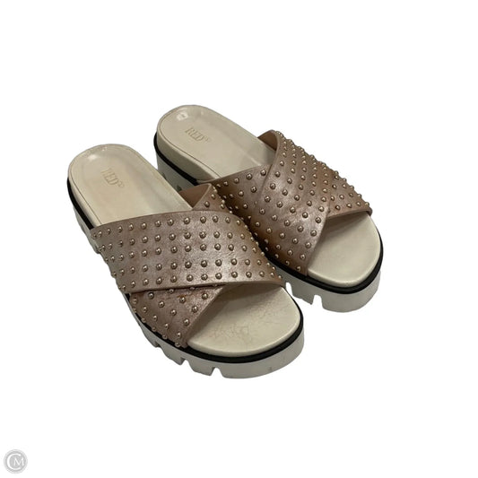 Sandals Flats By Red V In Beige, Size: 6