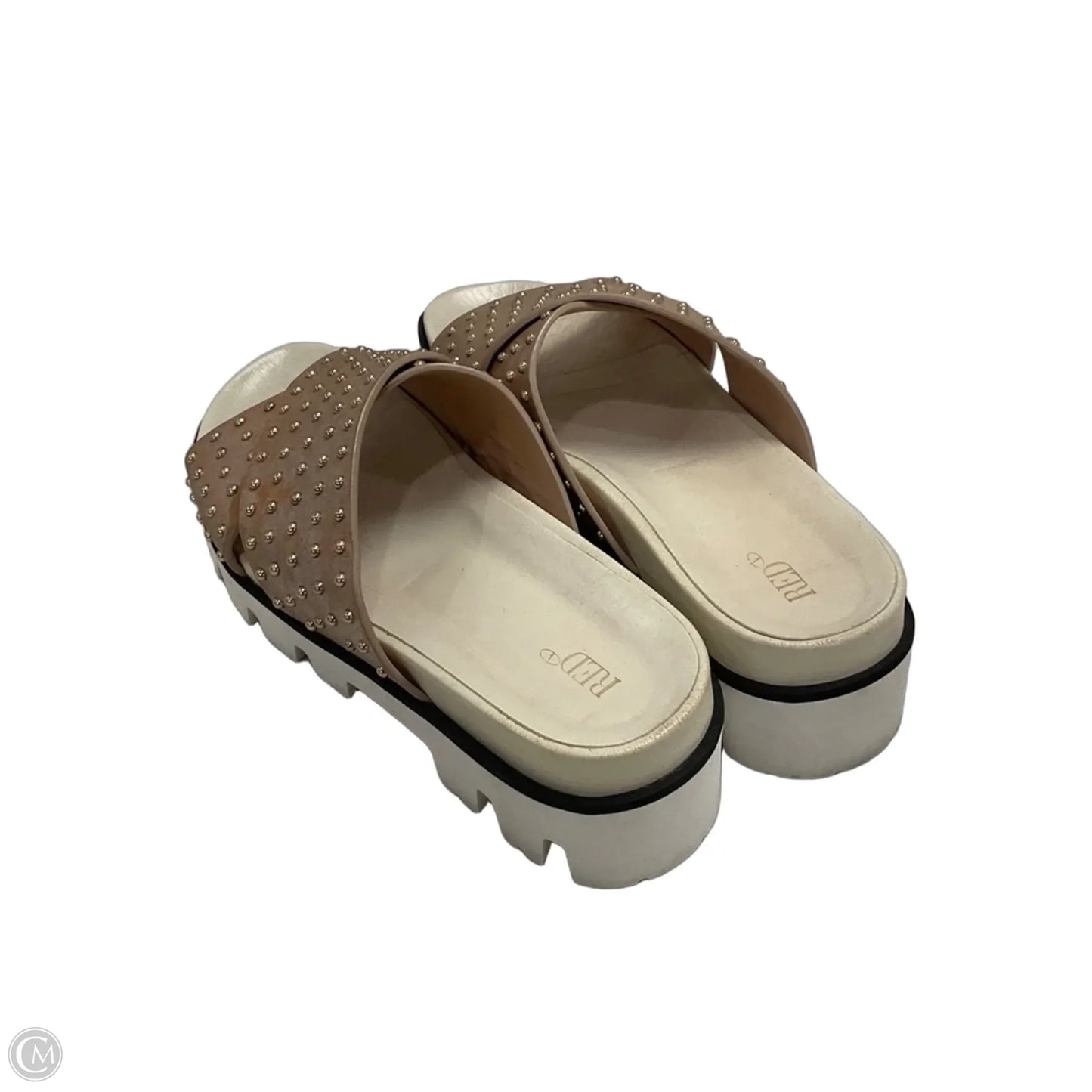 Sandals Flats By Red V In Beige, Size: 6