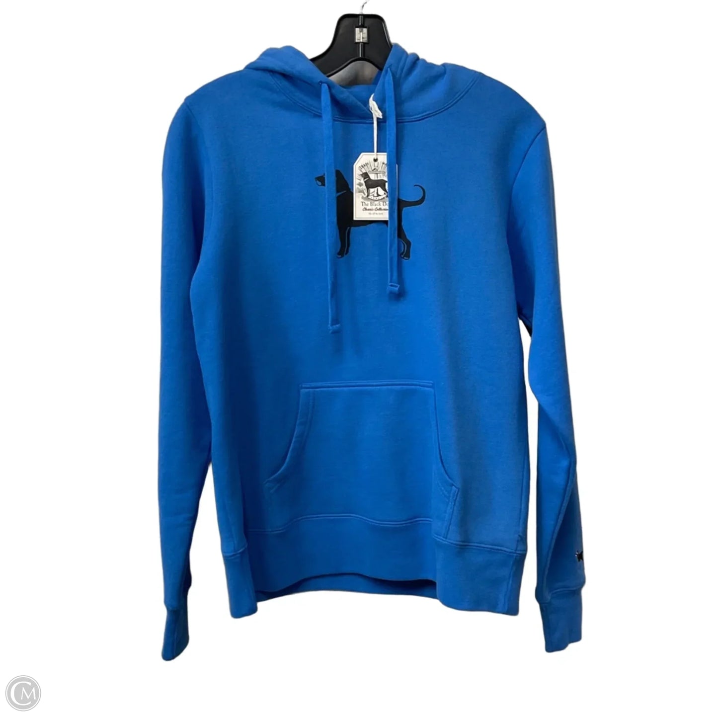 Sweatshirt Hoodie By The Black Dog In Blue, Size: Xxs