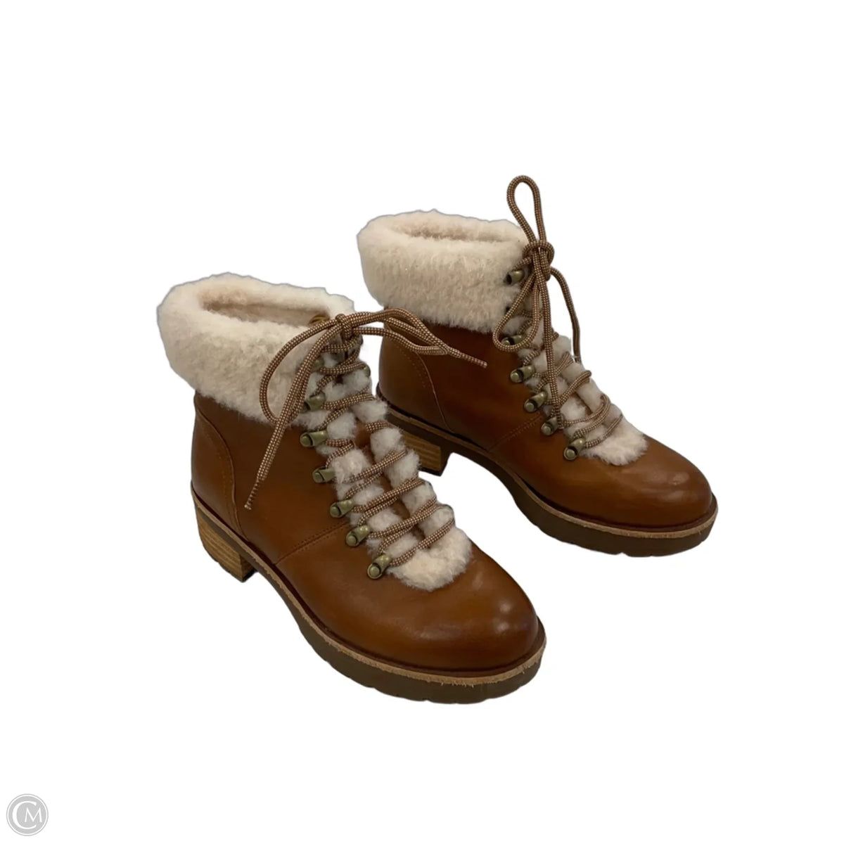 Boots Ankle Heels By Kork Ease In Brown, Size: 7