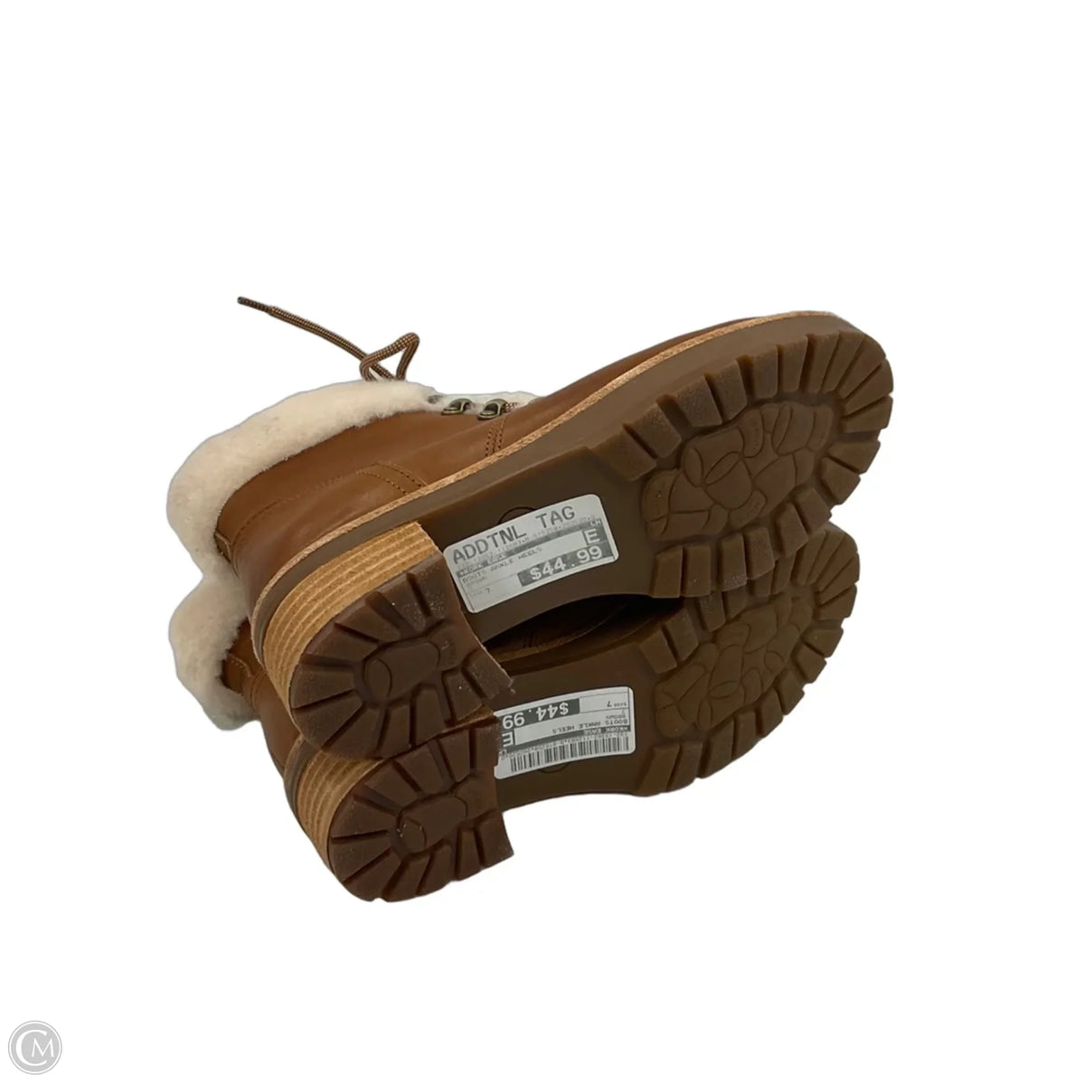 Boots Ankle Heels By Kork Ease In Brown, Size: 7
