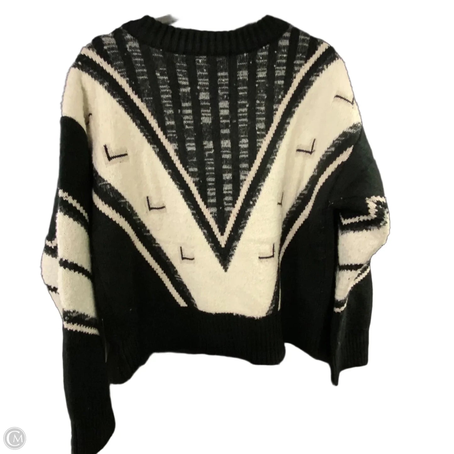 Sweater By Line & Dot In Black & White, Size: M