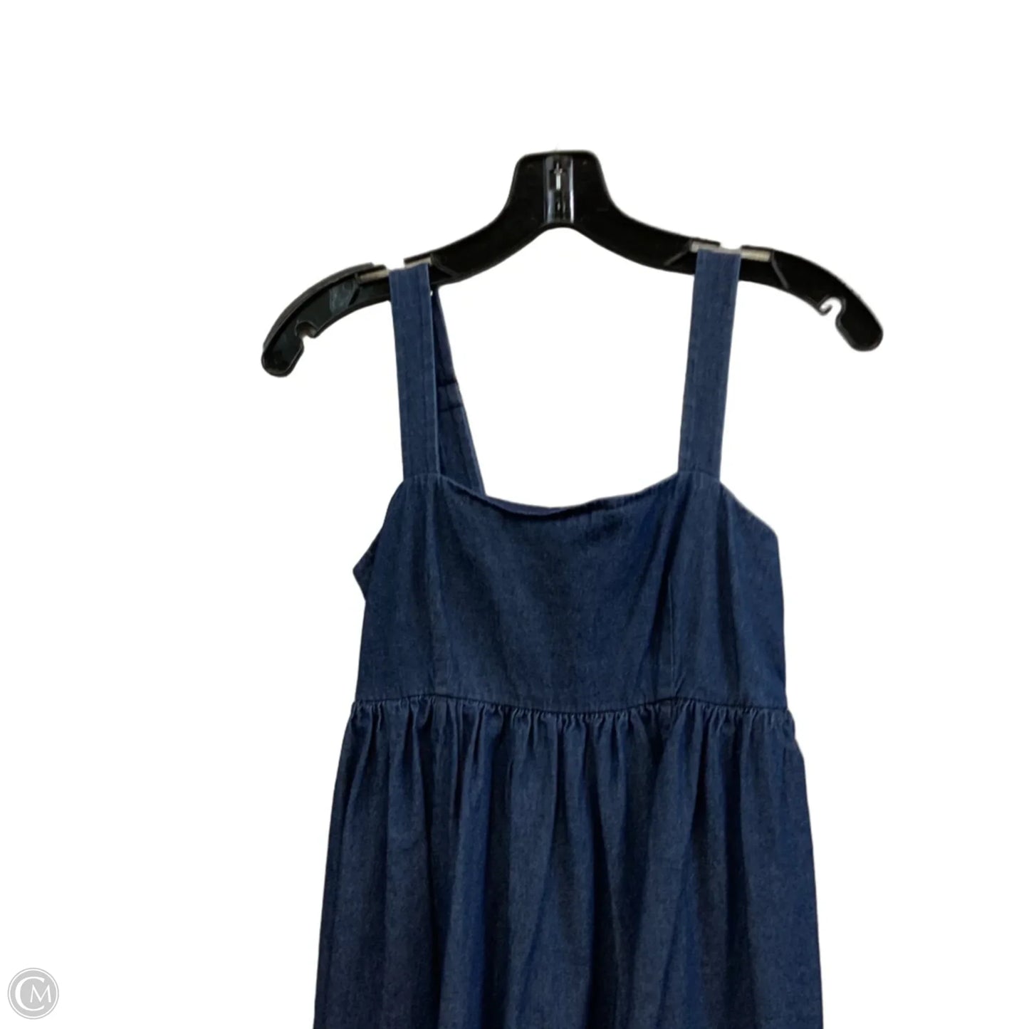 Dress Designer By Kate Spade In Blue Denim, Size: S