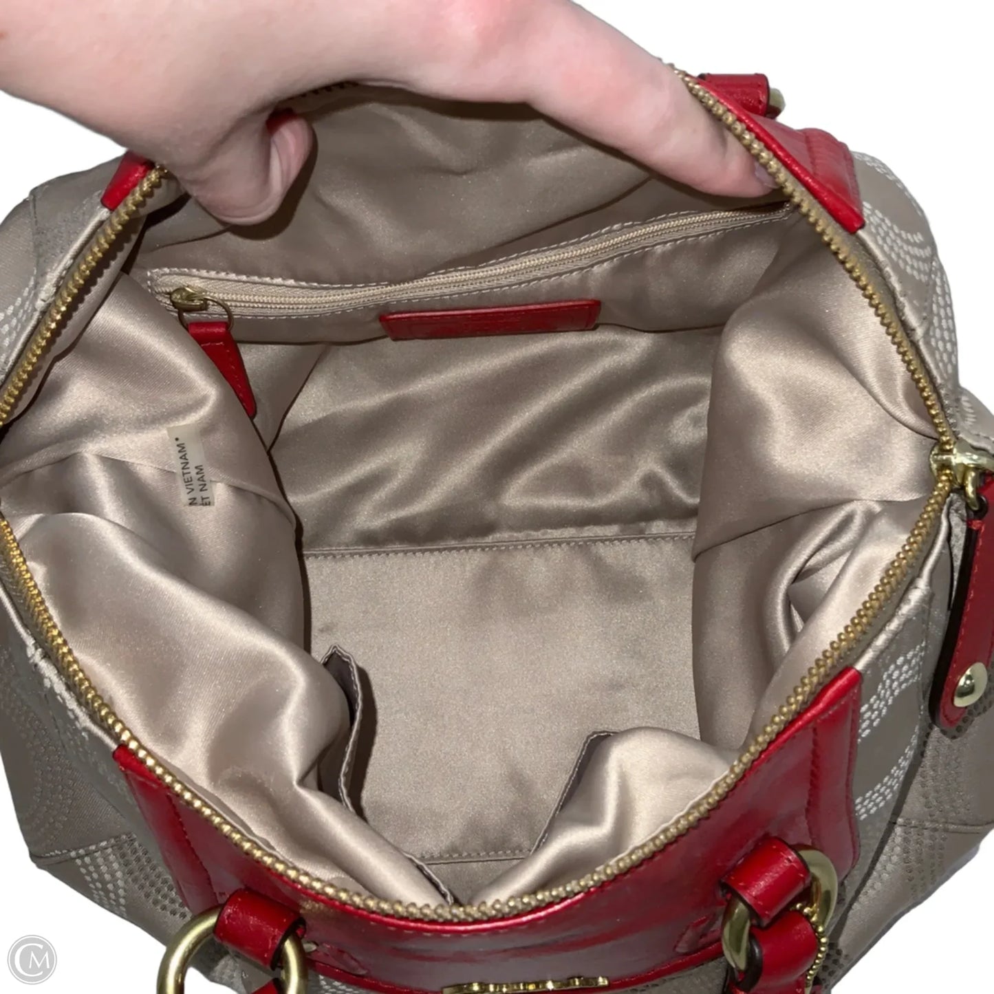 Handbag Designer By Coach, Size: Small
