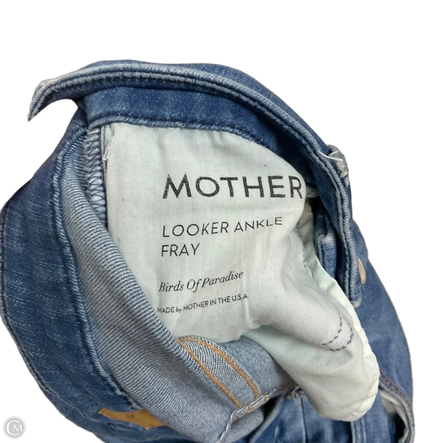 Jeans Skinny By Mother In Blue Denim, Size: 0