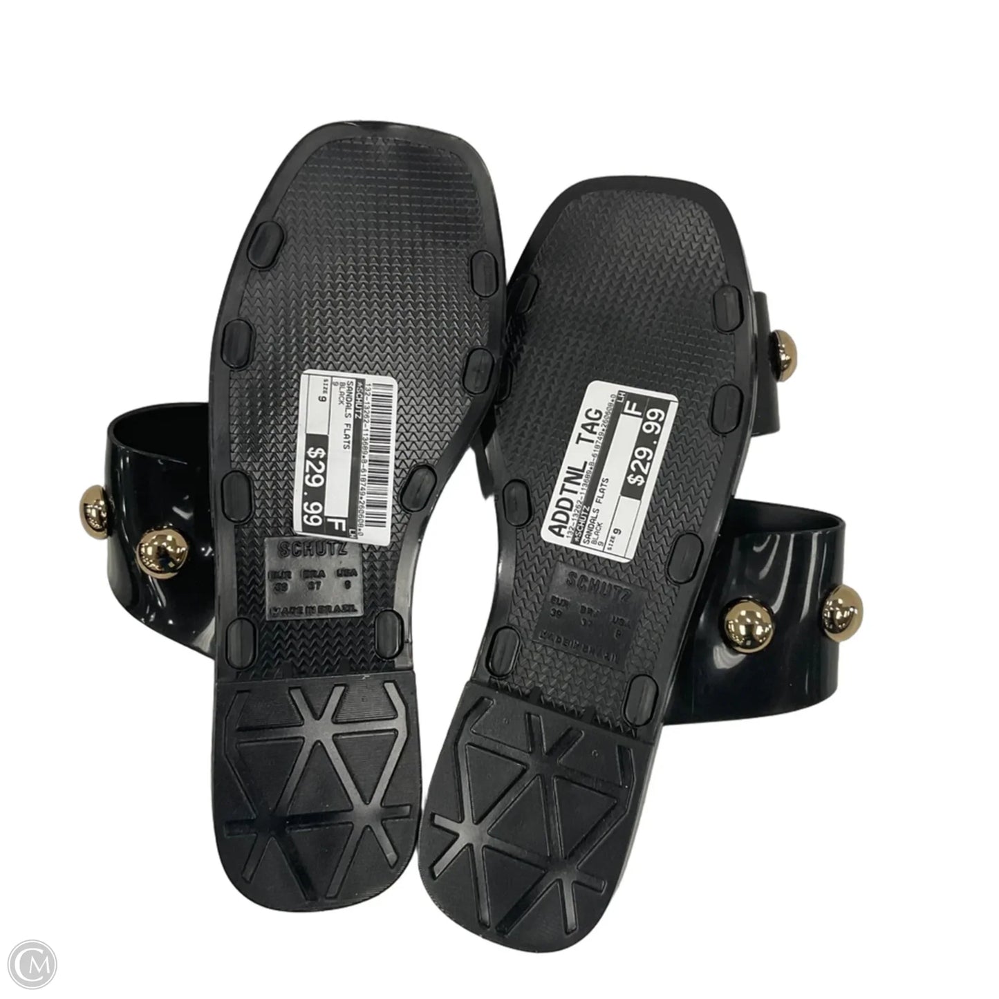 Sandals Flats By Schutz In Black, Size: 9