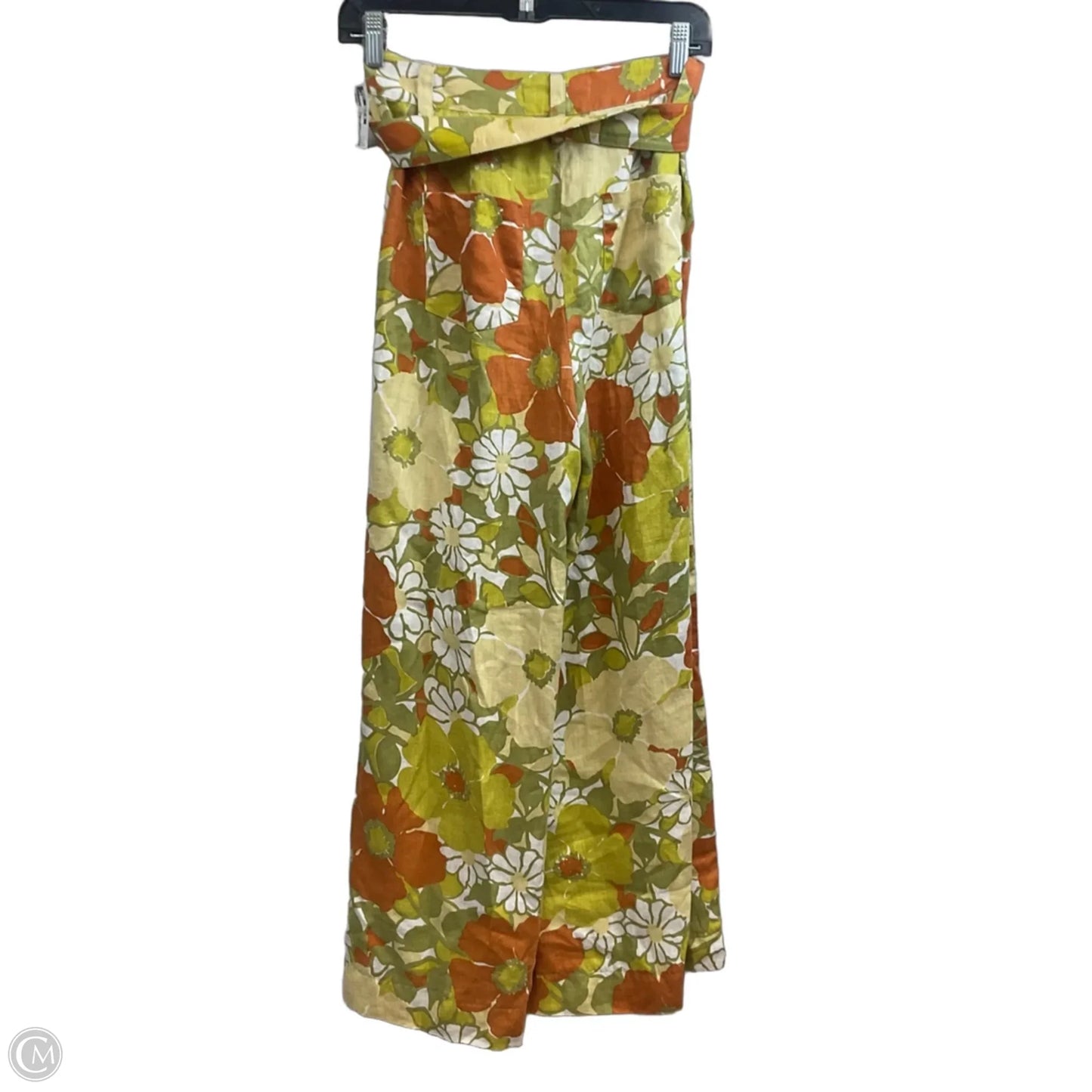 Pants Linen By Faithfull The Brand In Green, Size: 2