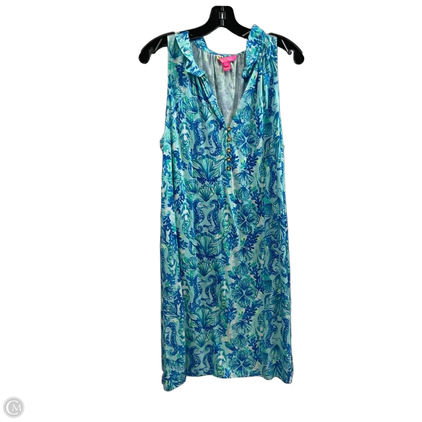 Dress Casual Short By Lilly Pulitzer In Blue, Size: L