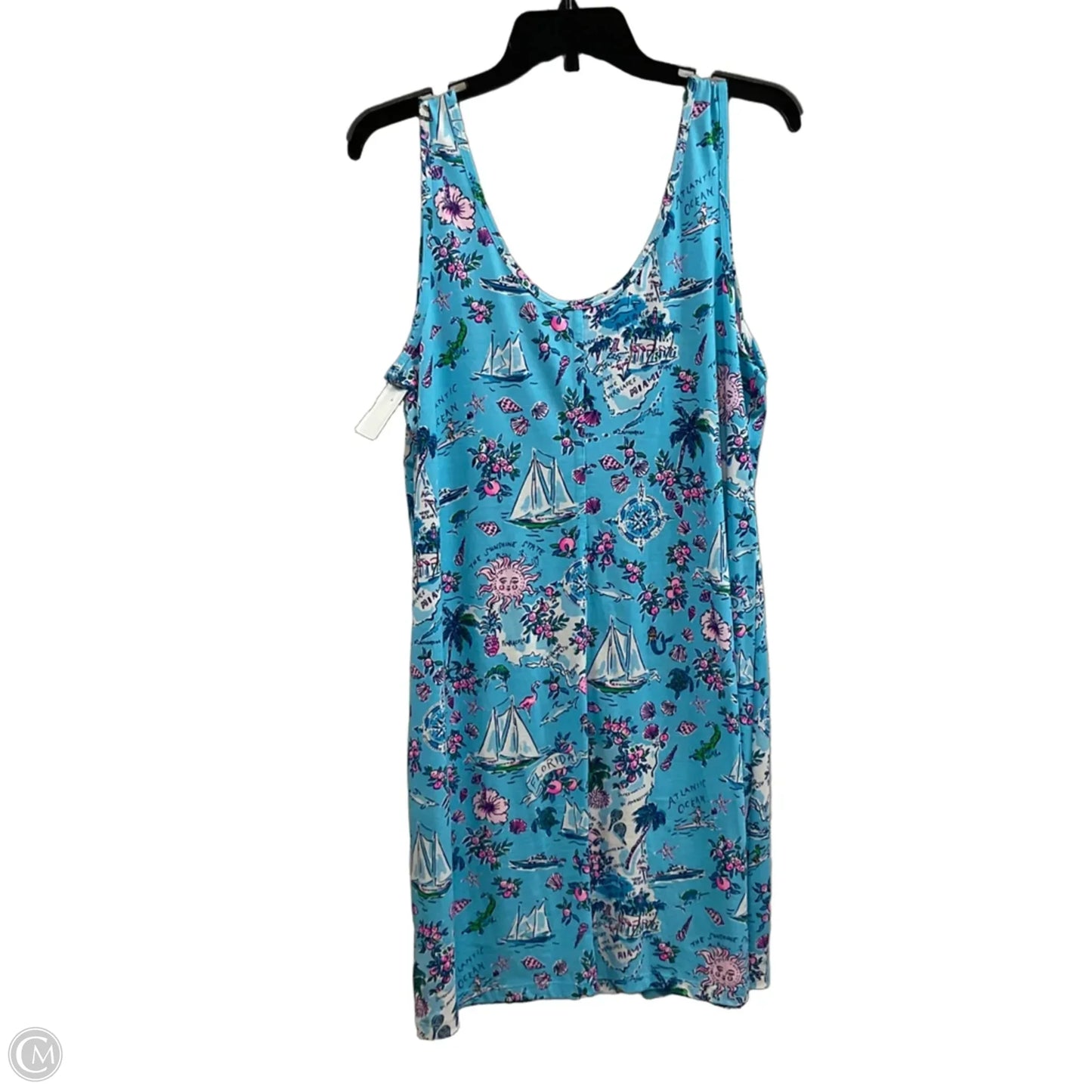 Dress Casual Short By Lilly Pulitzer In Blue, Size: L
