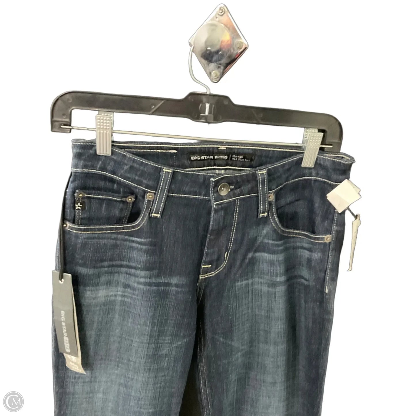 Jeans Boot Cut By Big Star In Blue Denim, Size: 4l