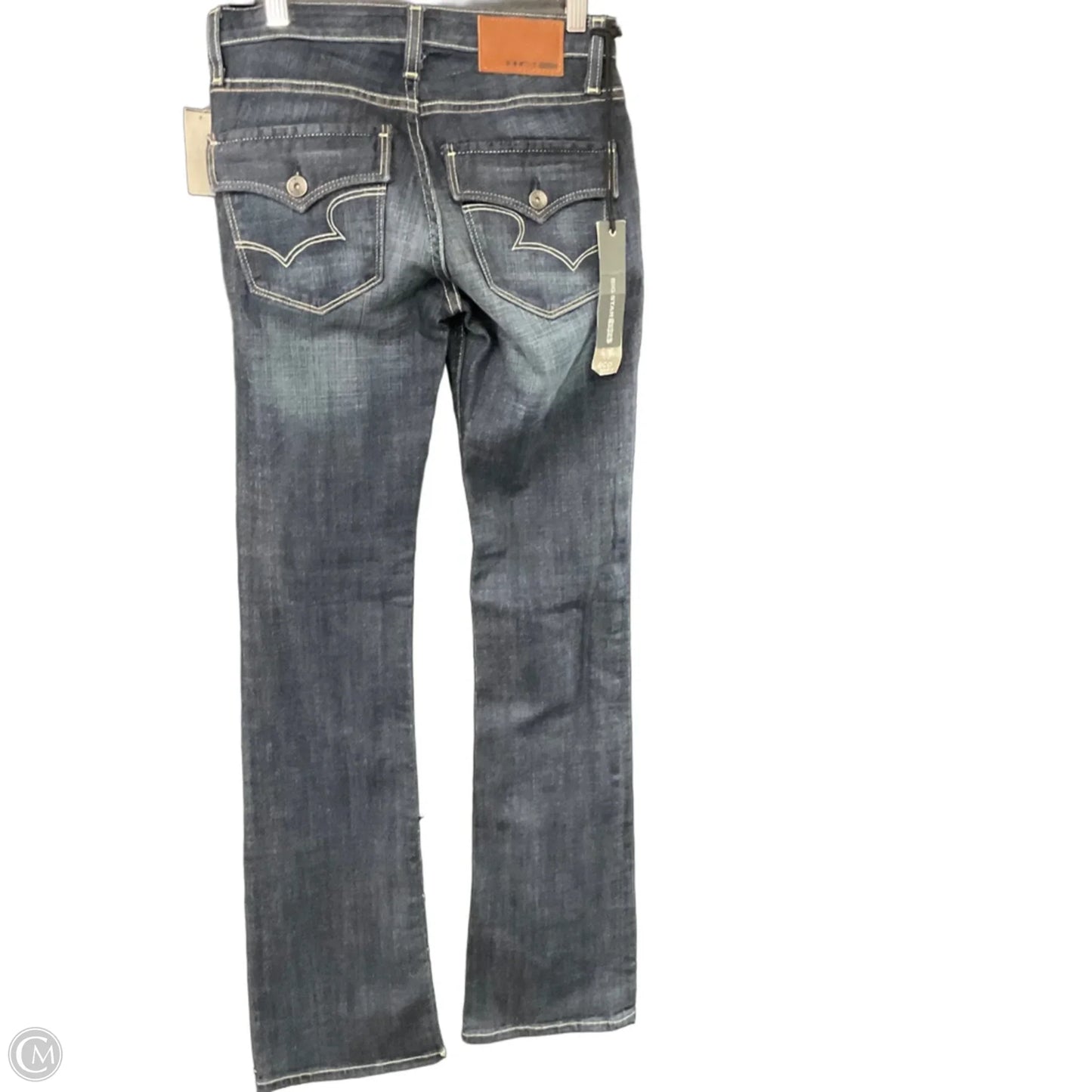 Jeans Boot Cut By Big Star In Blue Denim, Size: 4l