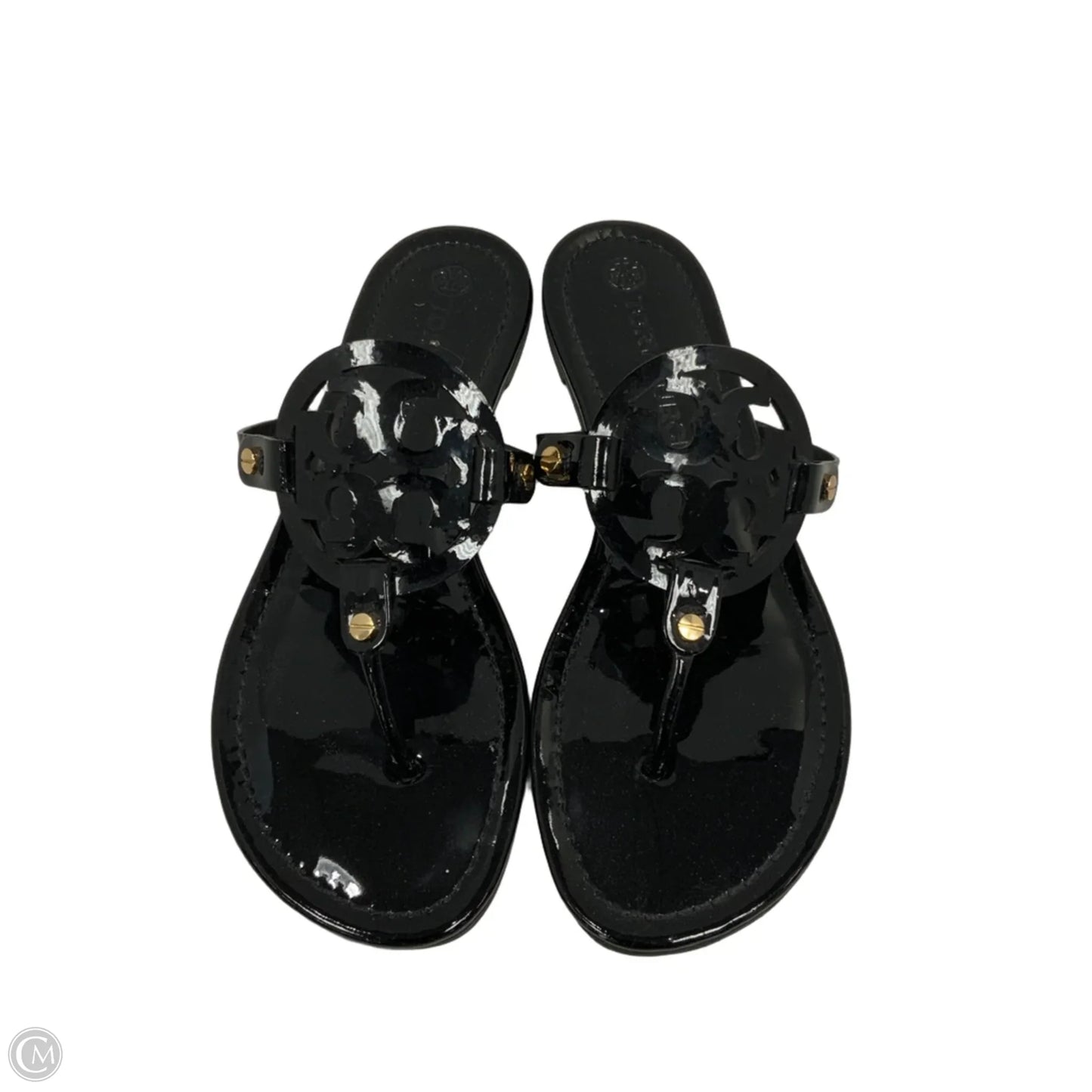 Sandals Designer By Tory Burch In Black, Size: 10
