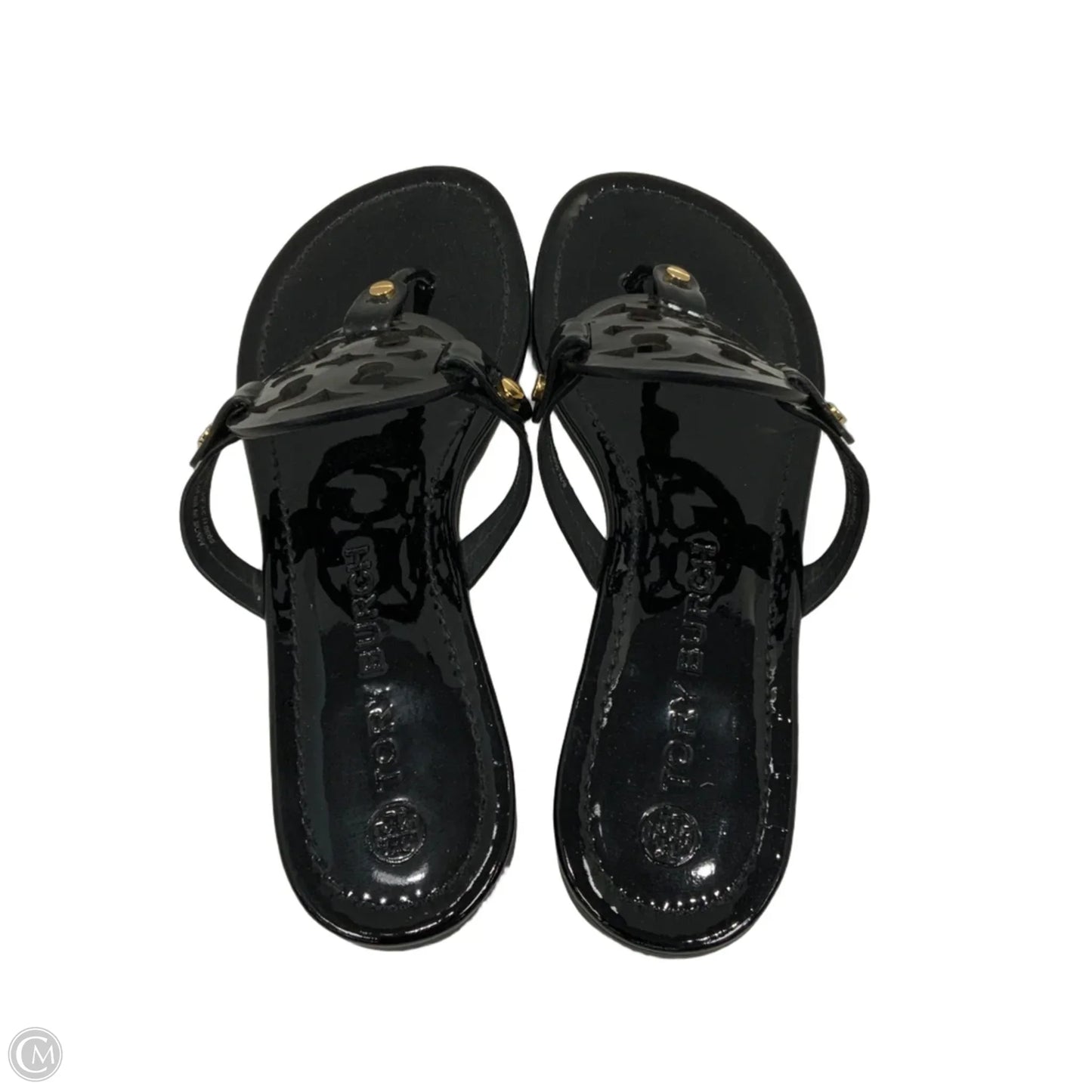 Sandals Designer By Tory Burch In Black, Size: 10