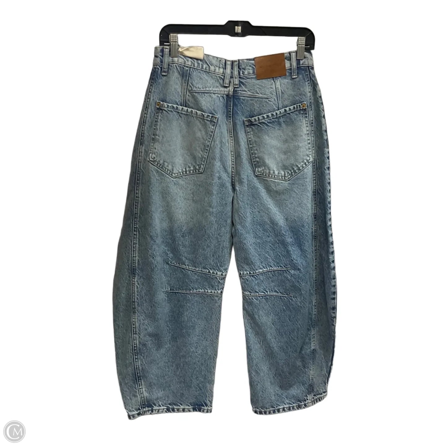 Jeans Wide Leg By We The Free In Blue Denim, Size: 4 short