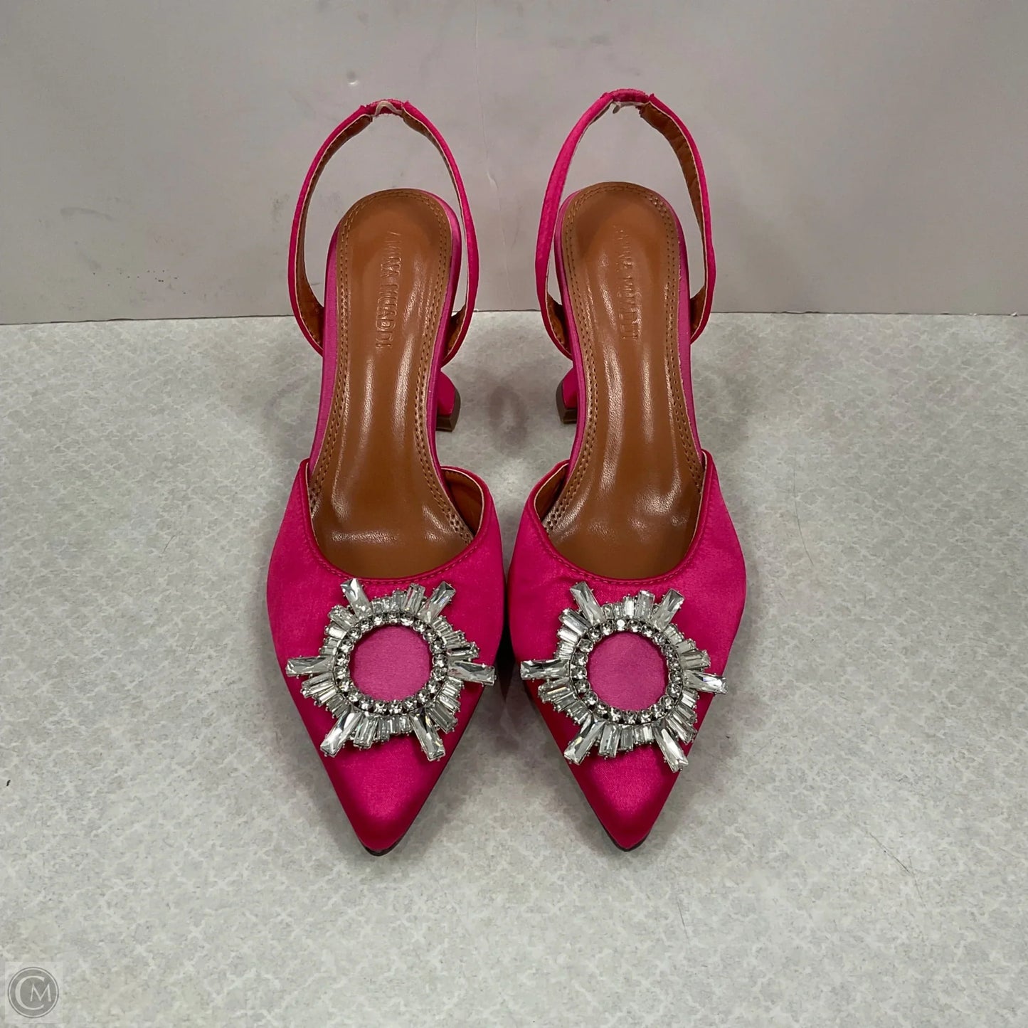 Shoes Heels Kitten By Amina Muaddi In Pink, Size: 9