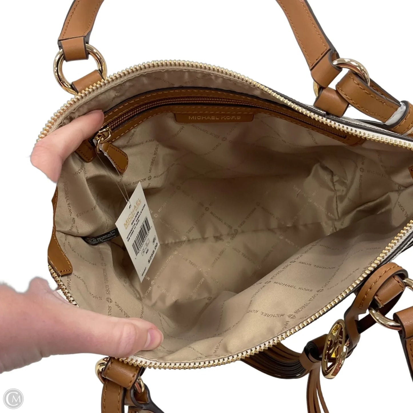 Handbag Designer By Michael Kors, Size: Small