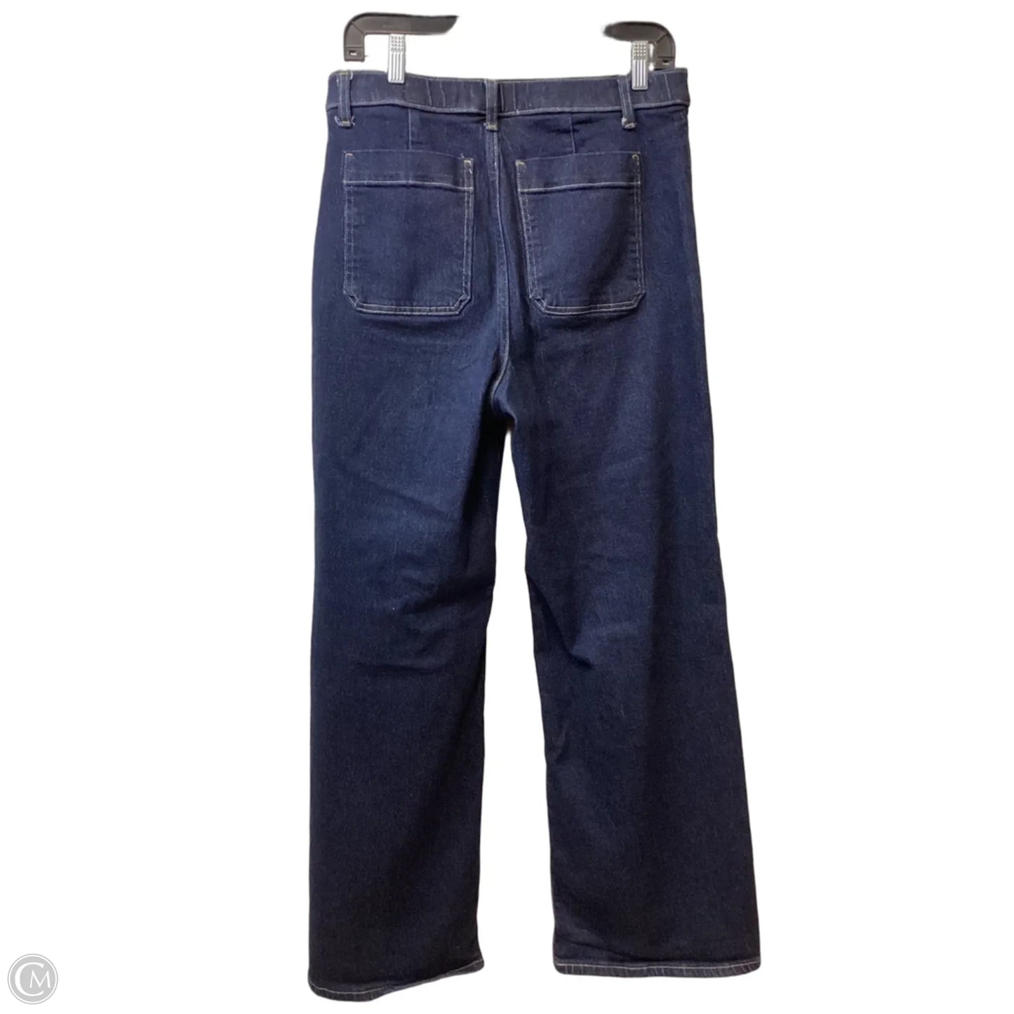 Jeans Flared By Spanx In Blue Denim, Size: L