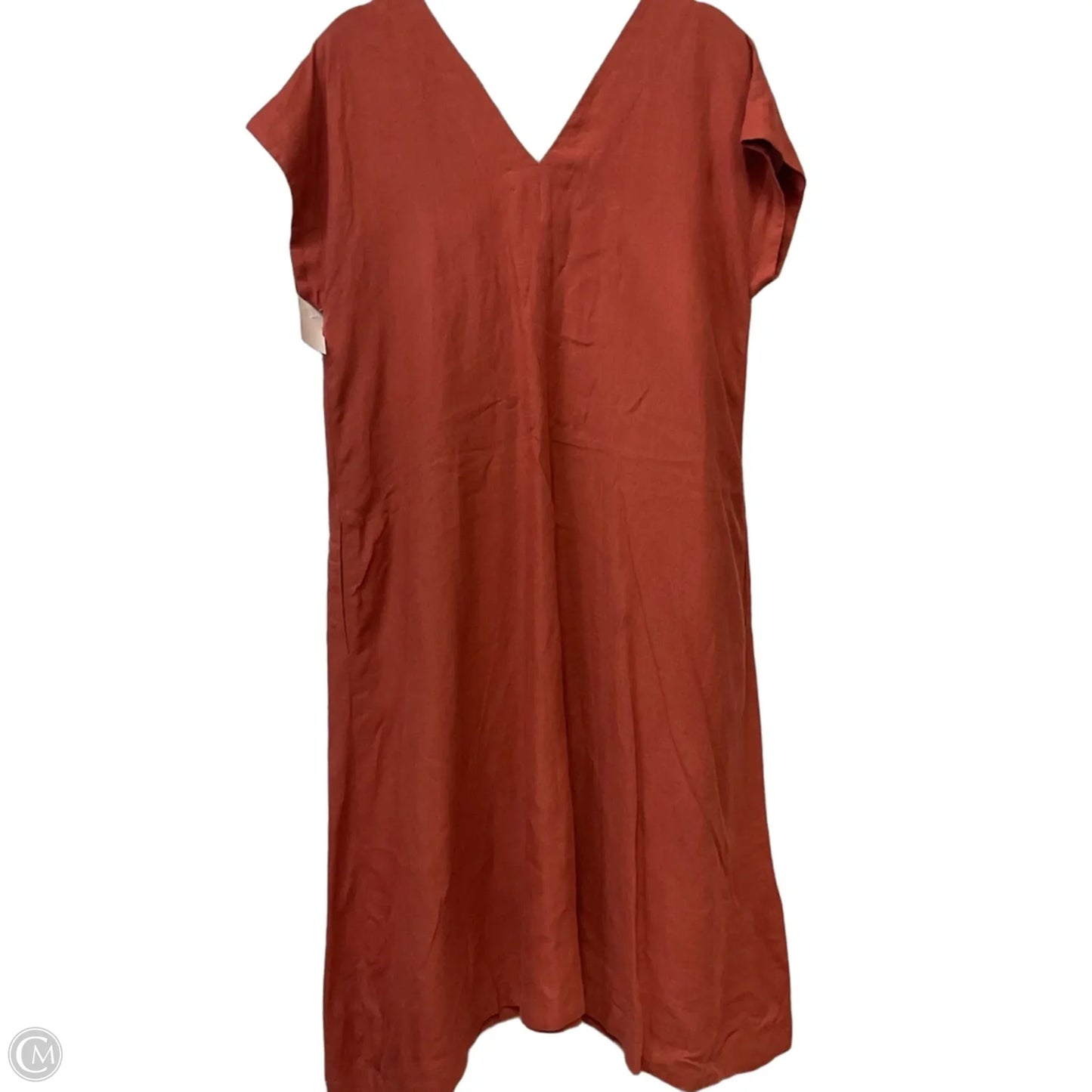Dress Casual Midi By Abigail Heche In Orange, Size: L