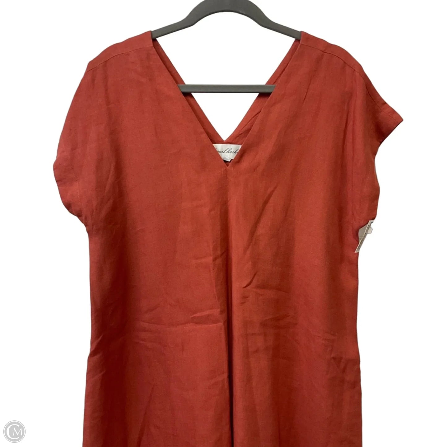Dress Casual Midi By Abigail Heche In Orange, Size: L